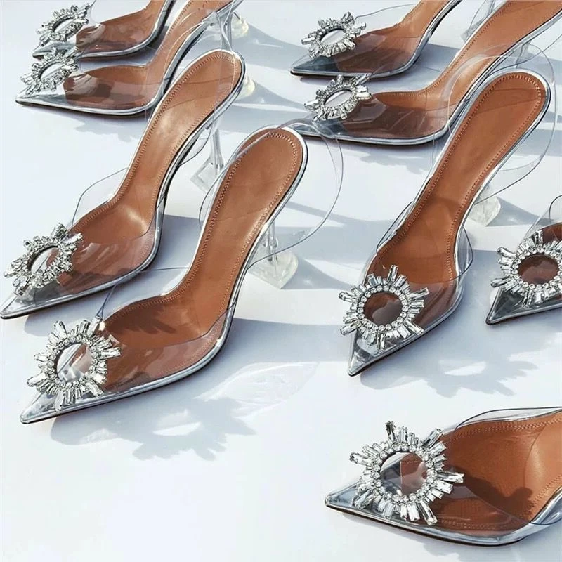 Clear PVC Sandals Ladies Pointed Toe Clear Crystal Cup High Heels Stilettos Sexy Pumps Summer Shoes Open Toe Women Pumps
Clear PVC Sandals Ladies Pointed Toe Clear Crystal Cup High Heels Stilettos Sexy Pumps Summer Shoes Open Toe Women Pumps