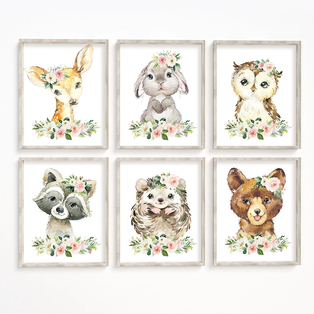 Hedgehog Owl Rabbit Poster Scandinavian Canvas Painting Animals Art Print Deer Flower Wall Picture For Living Room Home Decor
Hedgehog Owl Rabbit Poster Scandinavian Canvas Painting Animals Art Print Deer Flower Wall Picture For Living Room Home Decor
