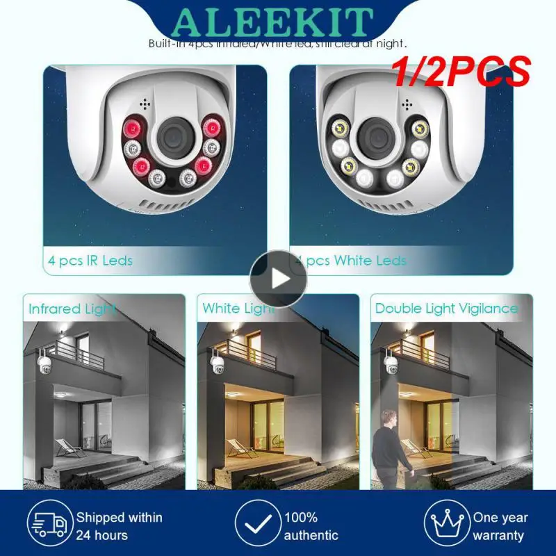1/2PCS WIFI IP Camera Outdoor Security Color Night 2MP Wireless Video Surveillance Cameras Smart Human Detection iCsee
1/2PCS WIFI IP Camera Outdoor Security Color Night 2MP Wireless Video Surveillance Cameras Smart Human Detection iCsee