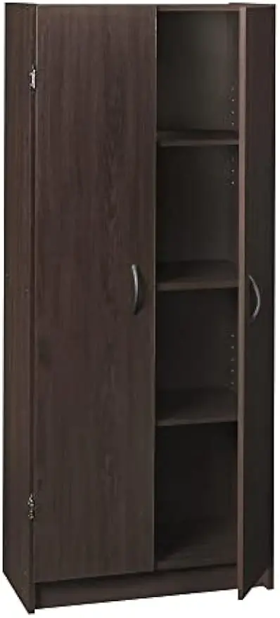 

ClosetMaid Pantry Cabinet Cupboard with 2 Doors, Adjustable Shelves Standing, Storage for Kitchen, Laundry, or Utility Room