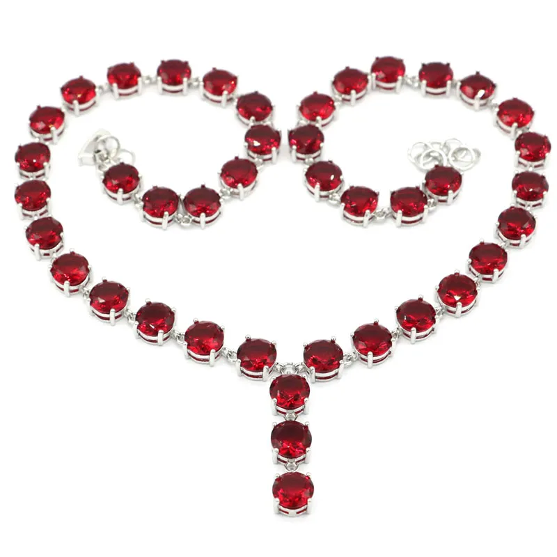 34g 925 SOLID STERLING SILVER NECKLACE CHAIN Unheated 8mm Blue Aquamarine Red Blood Ruby Women Wedding
34g 925 SOLID STERLING SILVER NECKLACE CHAIN Unheated 8mm Blue Aquamarine Red Blood Ruby Women Wedding