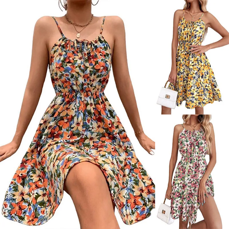 Bikoles Summer Sexy O Neck Spaghetti Straps Backless Women's 2022 Casual Elegant Bohemia Print Empire Laides Party Mini Dresses
Bikoles Summer Sexy O Neck Spaghetti Straps Backless Women's 2022 Casual Elegant Bohemia Print Empire Laides Party Mini Dresses
