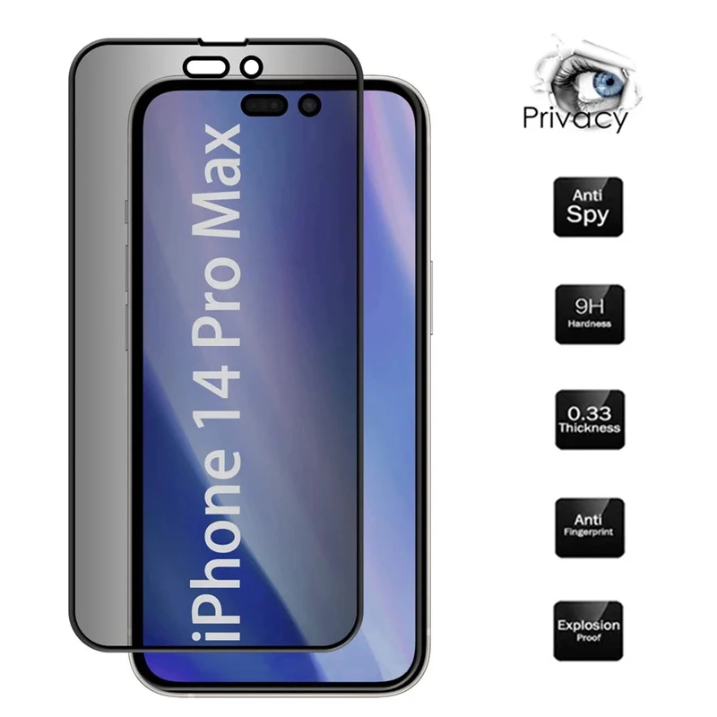 Privacy Screen Protectors for IPhone 13 12 Pro Max Mini 6 8 7 Plus Anti-spy Tempered Glass for IPhone 11 14 Pro XS MAX X XR SE
Privacy Screen Protectors for IPhone 13 12 Pro Max Mini 6 8 7 Plus Anti-spy Tempered Glass for IPhone 11 14 Pro XS MAX X XR SE