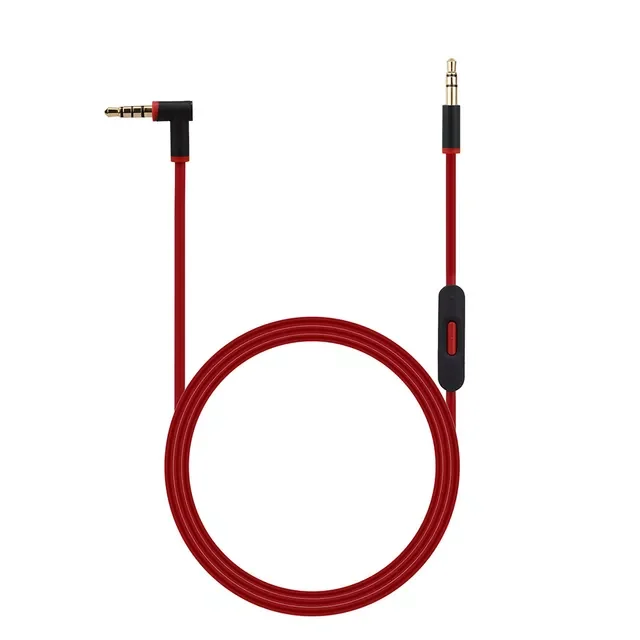Cable For Beats By Dre Headphones Solo/Studio/Pro 3.5mm to 3.5mm Male Audio Cable Cord Wire with In-line Microphone
Cable For Beats By Dre Headphones Solo/Studio/Pro 3.5mm to 3.5mm Male Audio Cable Cord Wire with In-line Microphone