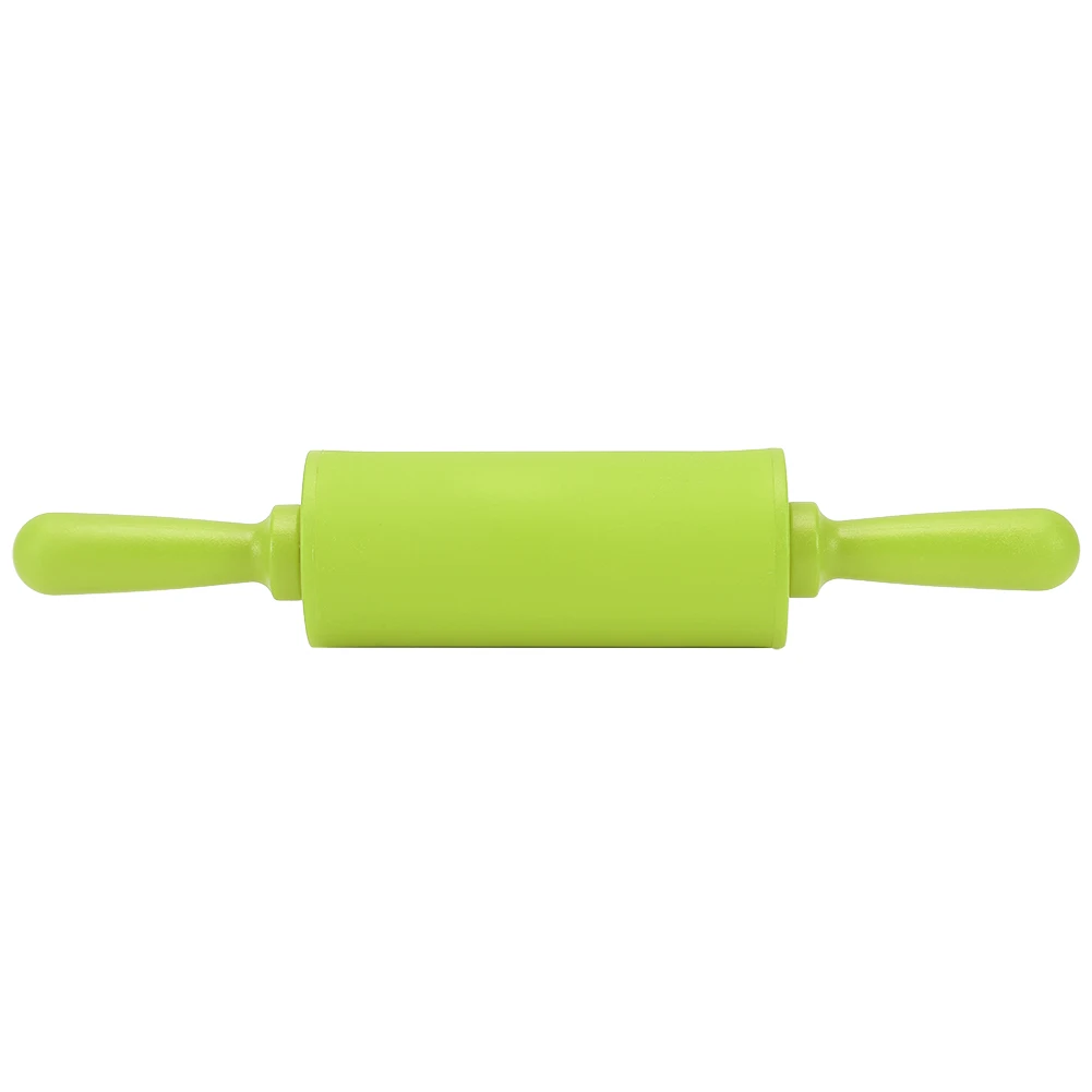 New Non-stick Silicone Rolling Pin Pastry Dough Roller Baking Tool with Plastic Handle Green
New Non-stick Silicone Rolling Pin Pastry Dough Roller Baking Tool with Plastic Handle Green