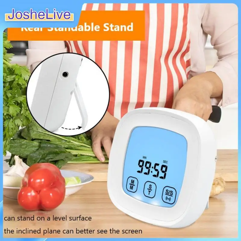 

Kitchen Food Thermometer Probe Touch Screen Digital Oil Thermometer Oven Barbecue Meat Accessories Household Thermometers