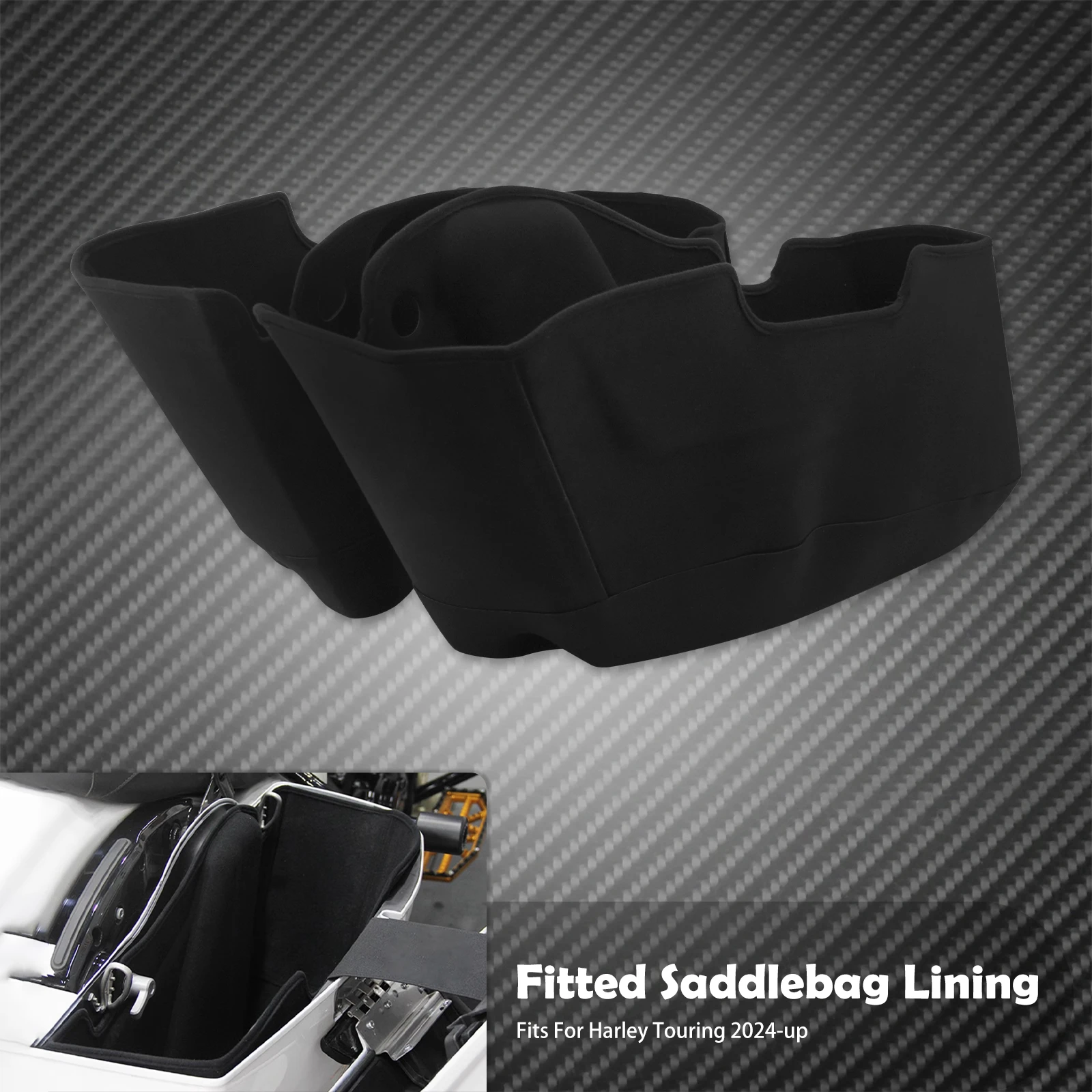 Мотоциклетная подкладка для седельной сумки, мягкие вкладыши для седельной сумки для Harley Touring Road Street Glide FLHX FLTRX 2024-Up
Мотоциклетная подкладка для седельной сумки, мягкие вкладыши для седельной сумки для Harley Touring Road Street Glide FLHX FLTRX 2024-Up