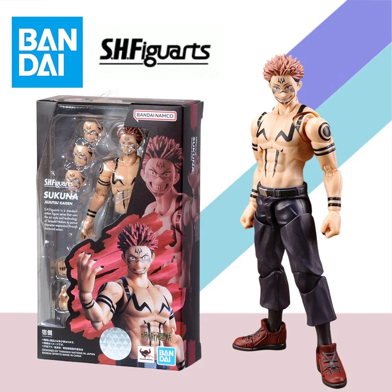 Оригинальные фигурки в наличии Bandai S.H. Фигурка SHF juютсу Kaisen Ryomen Sukuna аниме, Комплект готовых моделей, игрушка, подарок для ребенка
Оригинальные фигурки в наличии Bandai S.H. Фигурка SHF juютсу Kaisen Ryomen Sukuna аниме, Комплект готовых моделей, игрушка, подарок для ребенка