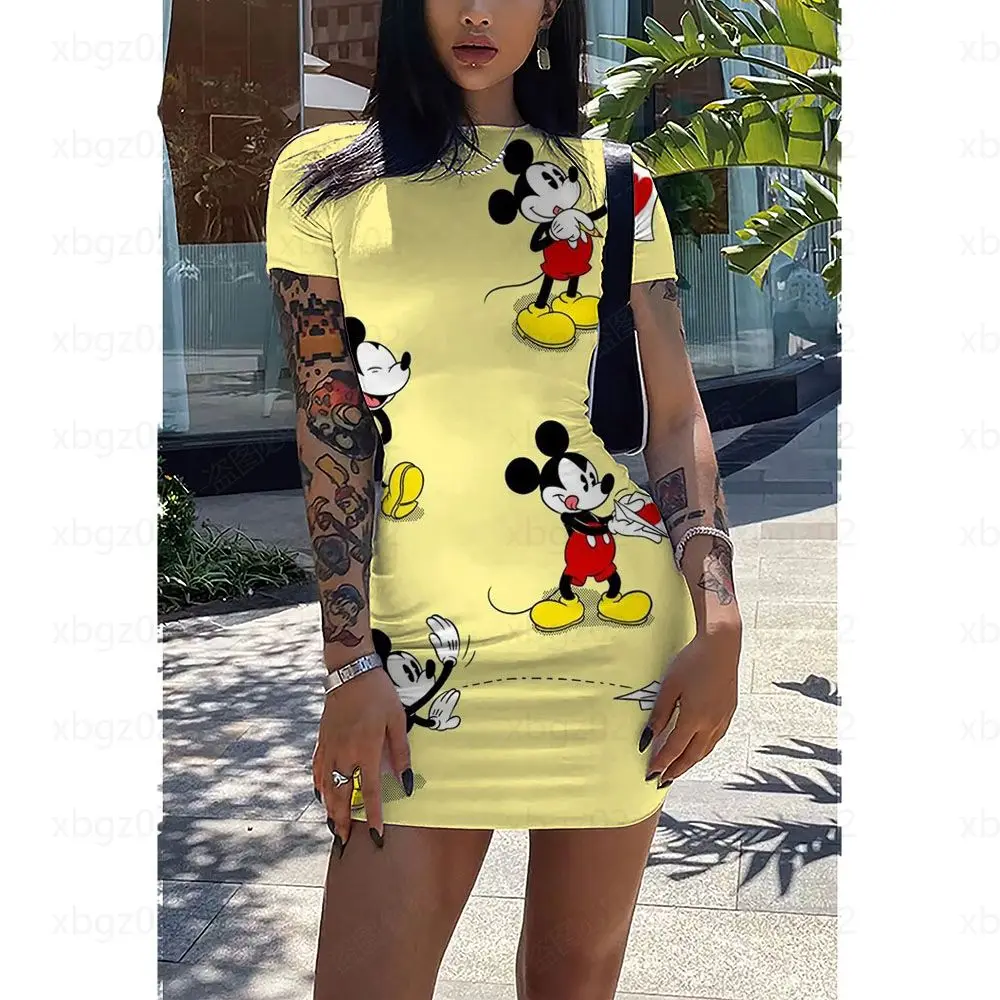 Y2k Fashion Minnie Mouse Sexy Print Women's Dress High Quality Casual Slim Fit Summer Dresses Woman 2022 Tight Top Disney Print
Y2k Fashion Minnie Mouse Sexy Print Women's Dress High Quality Casual Slim Fit Summer Dresses Woman 2022 Tight Top Disney Print