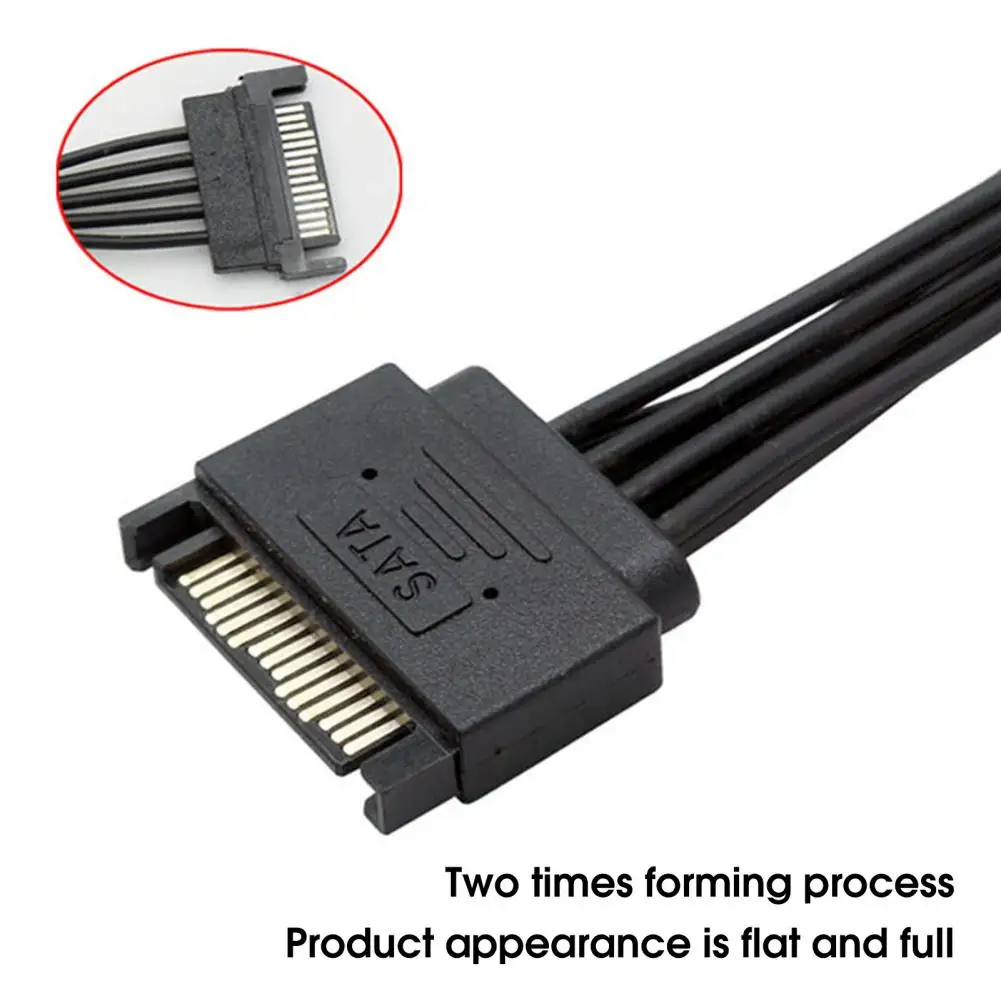 Кабель питания SATA, эффективный разветвитель питания SATA, кабель 15pin папа-2 15pin мама SATA, Удлинительный кабель питания
Кабель питания SATA, эффективный разветвитель питания SATA, кабель 15pin папа-2 15pin мама SATA, Удлинительный кабель питания