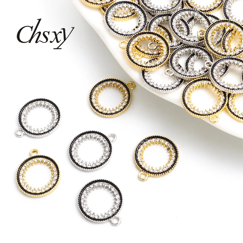 10pcs Simplicity Round Crystal Enamel Charms Fashions Black Openwork Alloys Drip Oil Pendants For Making DIY Jewelry Accessories
10pcs Simplicity Round Crystal Enamel Charms Fashions Black Openwork Alloys Drip Oil Pendants For Making DIY Jewelry Accessories