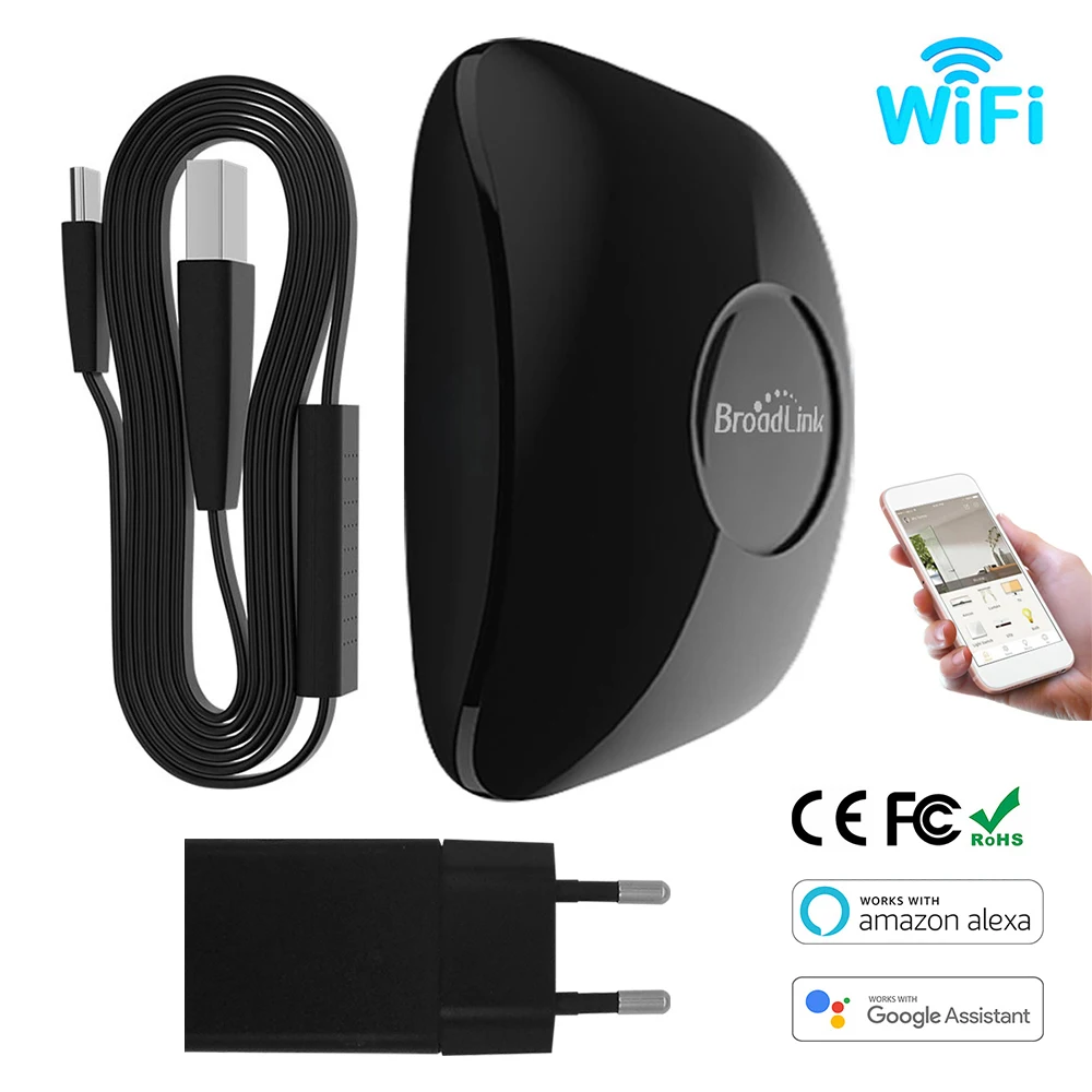 BroadLink RM4 Pro Universal Remote Control IR Wifi RF Controller HTS2 Sensor For Smart Home Support Alexa Google Home Assistant
BroadLink RM4 Pro Universal Remote Control IR Wifi RF Controller HTS2 Sensor For Smart Home Support Alexa Google Home Assistant