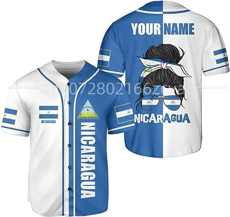 Nicaragua Baseball Jersey Shirt Baseball Shirt 3D Printed Men's Shirt Casual Shirts hip hop Tops
Nicaragua Baseball Jersey Shirt Baseball Shirt 3D Printed Men's Shirt Casual Shirts hip hop Tops