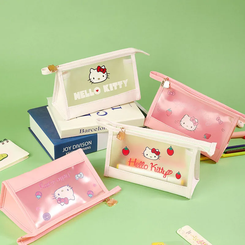 Anime Kawaii Sanrios Hellokittys Cartoon Translucent Frosted Student Study Stationery Storage Bag Pencil Case Cosmetic Bags Gift
Anime Kawaii Sanrios Hellokittys Cartoon Translucent Frosted Student Study Stationery Storage Bag Pencil Case Cosmetic Bags Gift