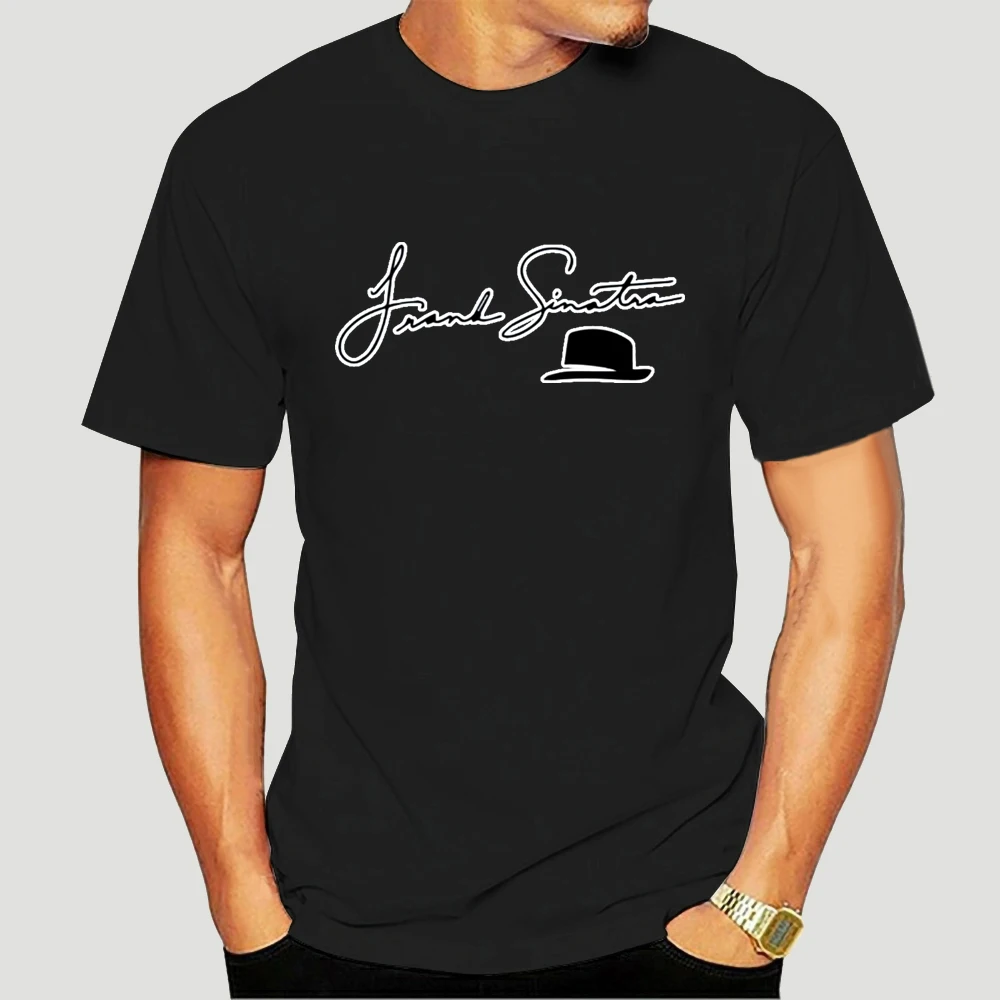 

New Arrivals Men's popular singer Frank Sinatra T shirt printing t-shirt hot sale Mens Fashion Novelty Short Sleeve Tee 6190X