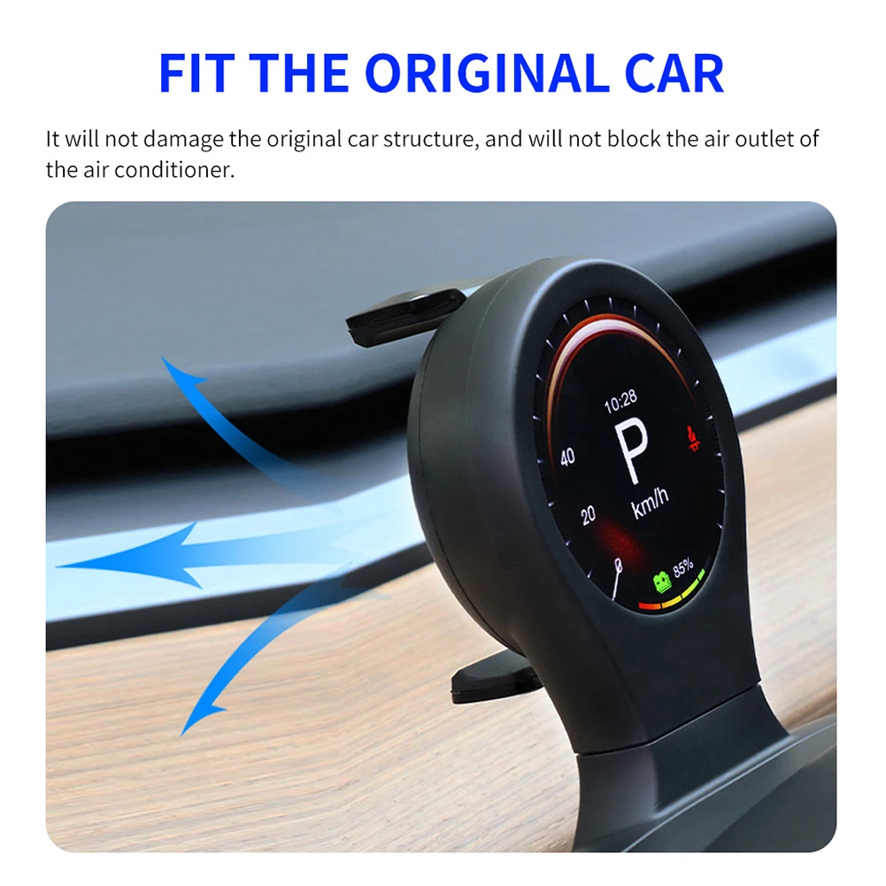 LCD Display Car Meter Black Display Door Information Mileage Speed QI Standard Wireless 1 Pc For Tesla Model 3
LCD Display Car Meter Black Display Door Information Mileage Speed QI Standard Wireless 1 Pc For Tesla Model 3