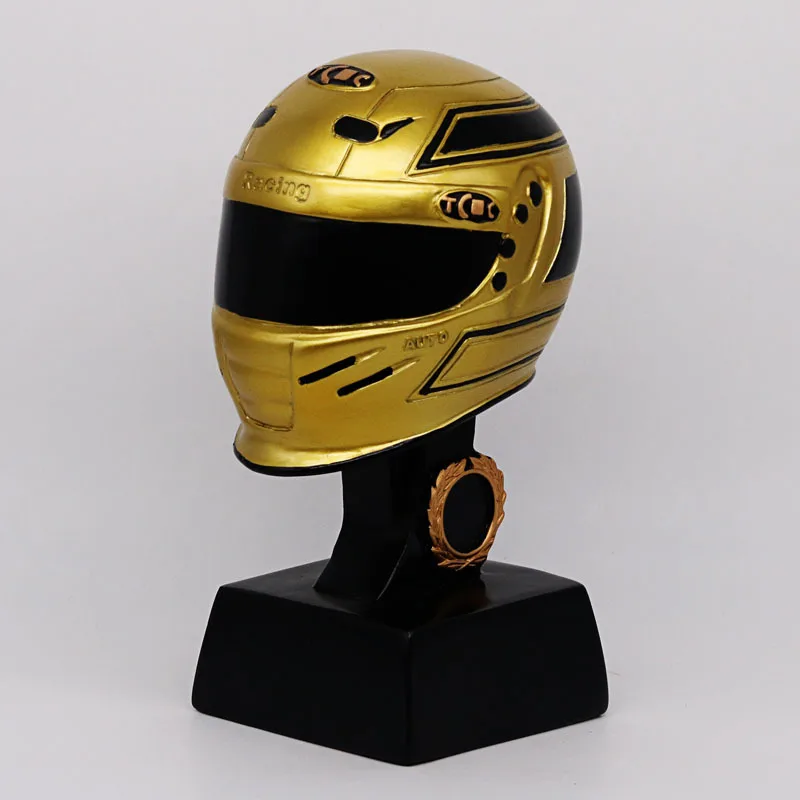 Resin Helmet Trophy Gold Racing Helmet Crafts Children Racing Balance Car Kart Sports Series Prize Desktop Living Room Decor
Resin Helmet Trophy Gold Racing Helmet Crafts Children Racing Balance Car Kart Sports Series Prize Desktop Living Room Decor