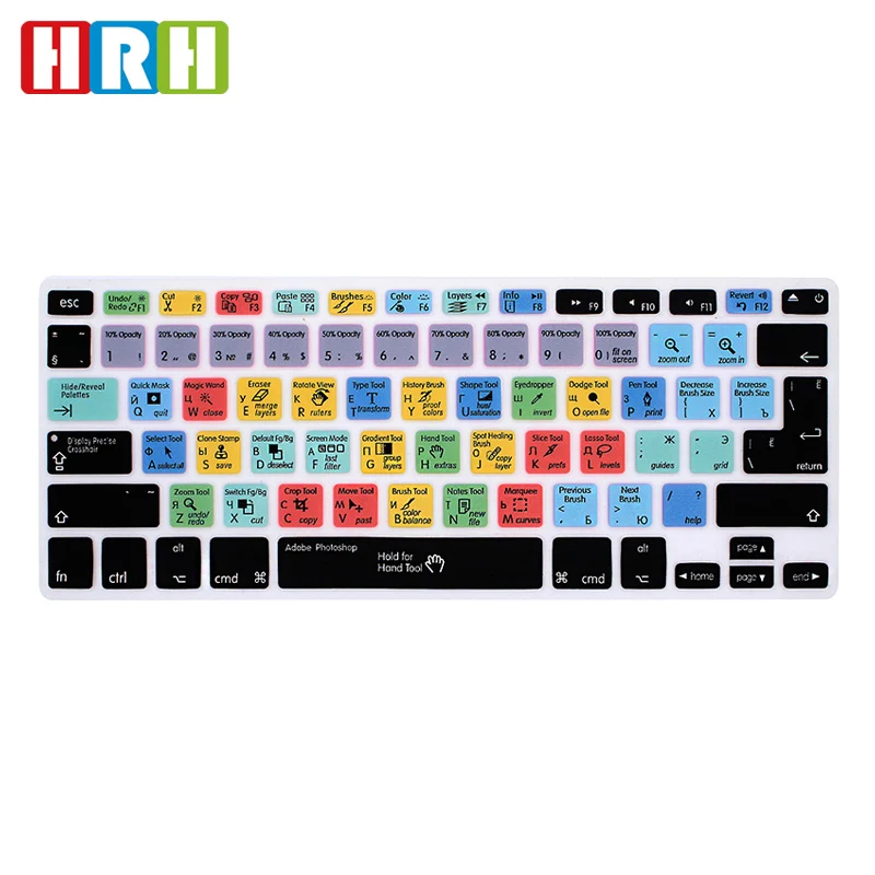 HRH PS русская функциональная силиконовая клавиатура с горячими клавишами для MacBook Air Pro Retina 13 "15" EU/US защита для клавиатуры
HRH PS русская функциональная силиконовая клавиатура с горячими клавишами для MacBook Air Pro Retina 13 "15" EU/US защита для клавиатуры