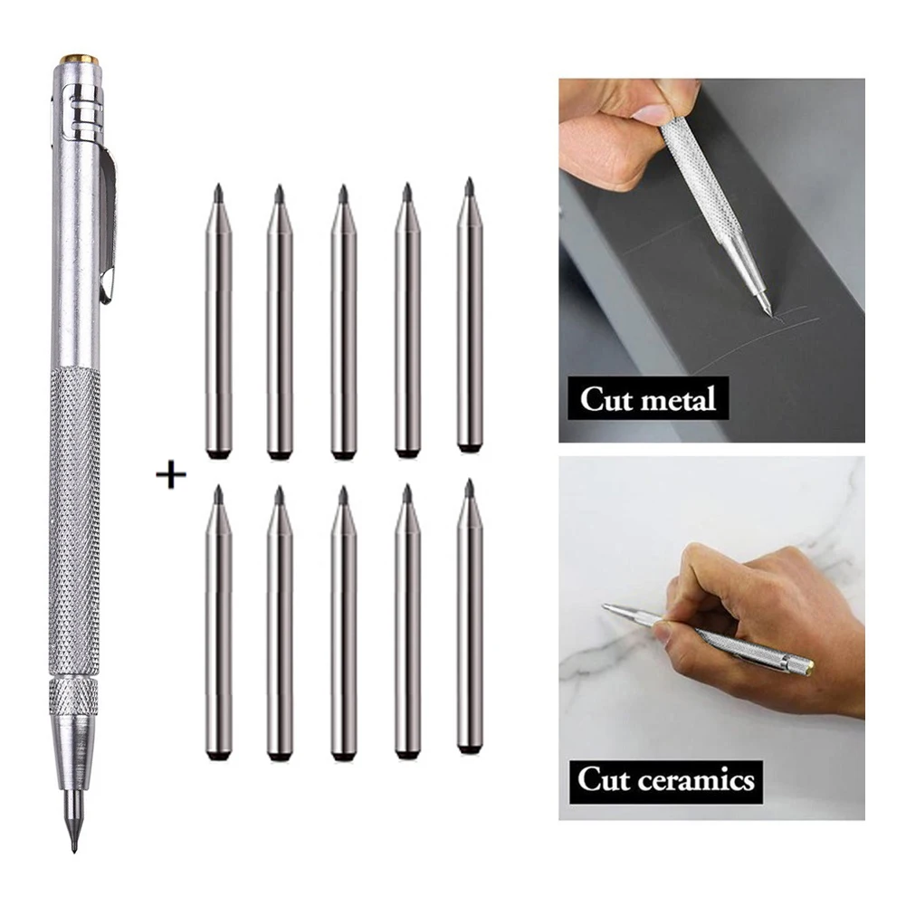 Hand Tool Workshop Equipment Tungsten Carbide Tip Scriber Engraving Pen Marking For Glass Ceramic Stainless Steel Metal 11PCS
Hand Tool Workshop Equipment Tungsten Carbide Tip Scriber Engraving Pen Marking For Glass Ceramic Stainless Steel Metal 11PCS