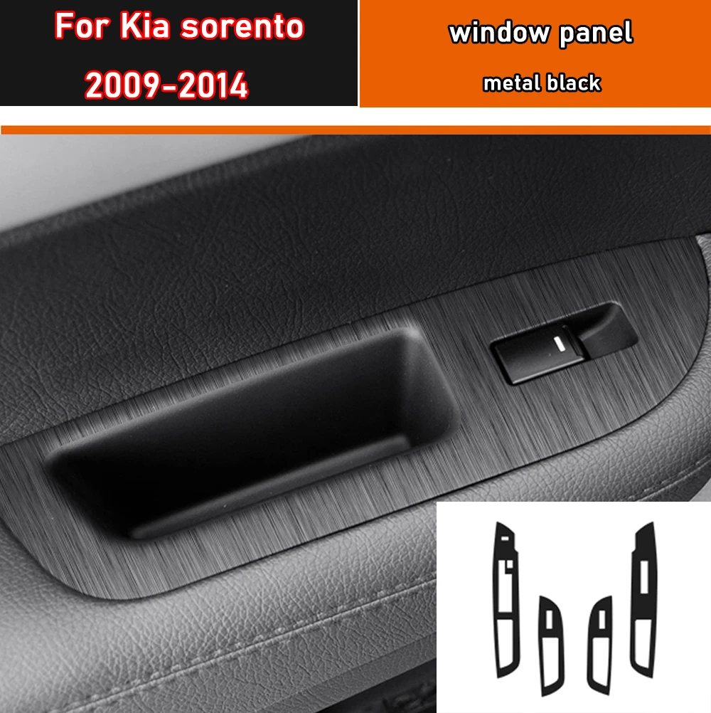 Стайлинг автомобиля, черная карбоновая наклейка, кнопка подъема окна автомобиля, панель переключателя, накладка, наклейка, 4 шт./компл. для Kia sorento 2009-2014 
Стайлинг автомобиля, черная карбоновая наклейка, кнопка подъема окна автомобиля, панель переключателя, накладка, наклейка, 4 шт./компл. для Kia sorento 2009-2014