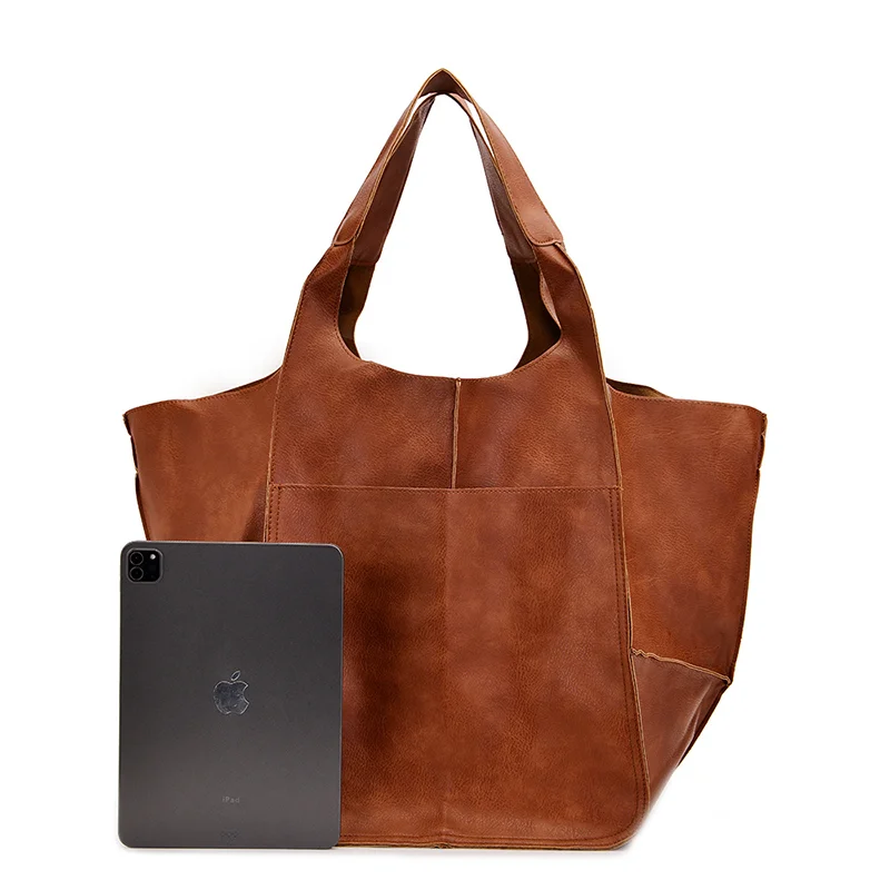 Bisi Goro Handbags For Womens' Large-capacity Tote Bag Female Shoulder Bags PU Leather Lady Shopping Pouch New Vintage Handbag
Bisi Goro Handbags For Womens' Large-capacity Tote Bag Female Shoulder Bags PU Leather Lady Shopping Pouch New Vintage Handbag