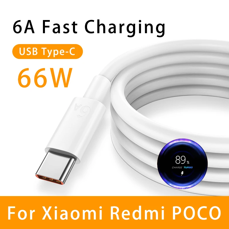 6A Fast Charging USB Cable Phone Charger Usb C Cable for Xiaomi Redmi POCO Huawei Mobile Phone Accessories Usb Type C Cable
6A Fast Charging USB Cable Phone Charger Usb C Cable for Xiaomi Redmi POCO Huawei Mobile Phone Accessories Usb Type C Cable