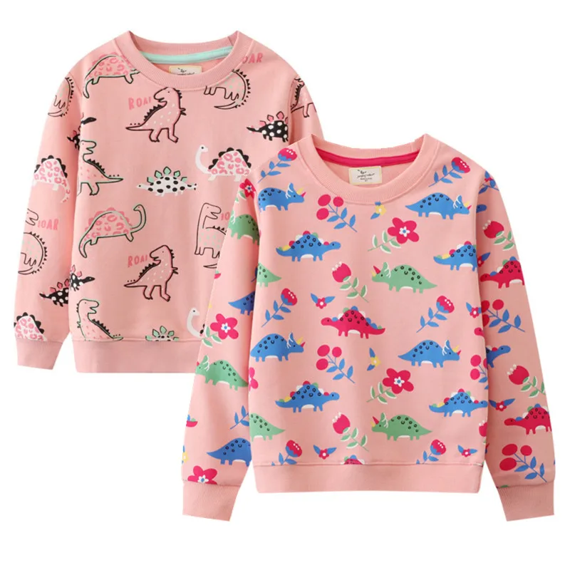 Свитшот для девочек с принтом животных и динозавров, осень-весна, детская одежда, костюм для малышей с длинным рукавом, рубашки с капюшоном, топы
Свитшот для девочек с принтом животных и динозавров, осень-весна, детская одежда, костюм для малышей с длинным рукавом, рубашки с капюшоном, топы