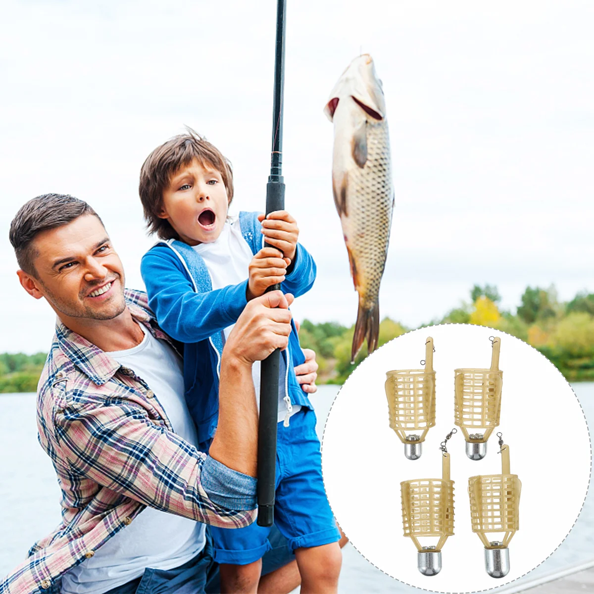 Basket Feeder Bait Lure Tackle Cage Steel Accessorieslures Method Thrower Coil Carp Crab Holder
Basket Feeder Bait Lure Tackle Cage Steel Accessorieslures Method Thrower Coil Carp Crab Holder