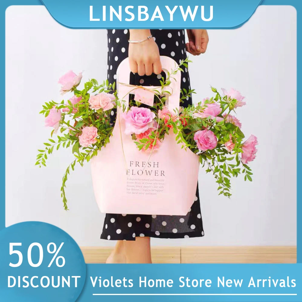 1pc Korean Portable Flower Box Kraft Paper Flower Bouquet Arrangement Packaging Bag Creative Waterproof Gift Bag Accessories New
1pc Korean Portable Flower Box Kraft Paper Flower Bouquet Arrangement Packaging Bag Creative Waterproof Gift Bag Accessories New
