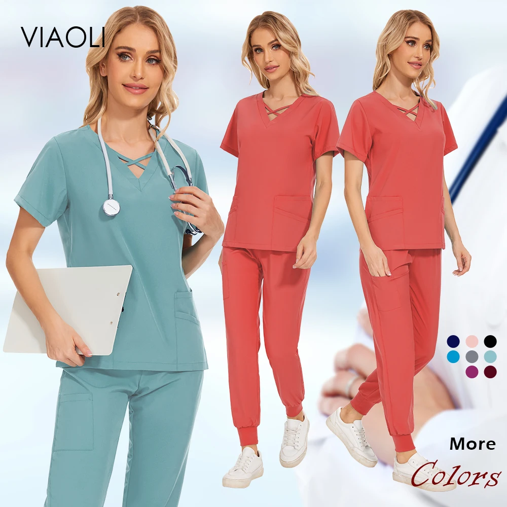 Solid Minimalist Work Uniform Veterinary Dentist Scrubs Doctor Nurse Operating Room Surgical Uniform Surgical Gown Work Wear New
Solid Minimalist Work Uniform Veterinary Dentist Scrubs Doctor Nurse Operating Room Surgical Uniform Surgical Gown Work Wear New