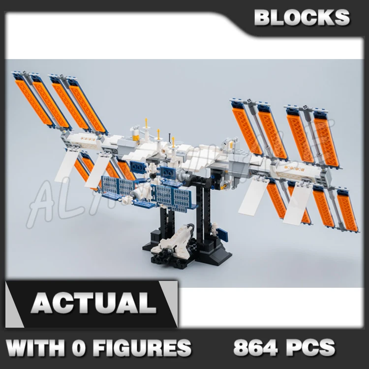864 шт. идеи, космическая Международная космическая станция ISS, шаттл, грузовые площадки 50005, наборы строительных блоков, совместимых с модель...
864 шт. идеи, космическая Международная космическая станция ISS, шаттл, грузовые площадки 50005, наборы строительных блоков, совместимых с модель...