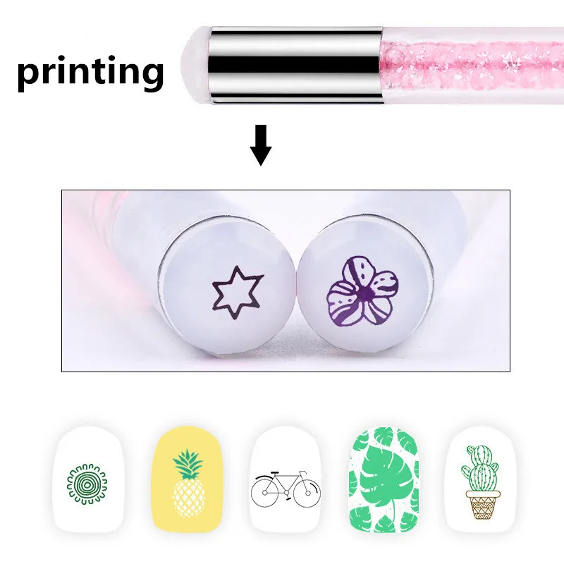 DIY Make Up Tool Girl Printable Rendering Pen Sponge Silica Gel Nail Pen CN(Origin) Nail Mini Printing Tools
DIY Make Up Tool Girl Printable Rendering Pen Sponge Silica Gel Nail Pen CN(Origin) Nail Mini Printing Tools