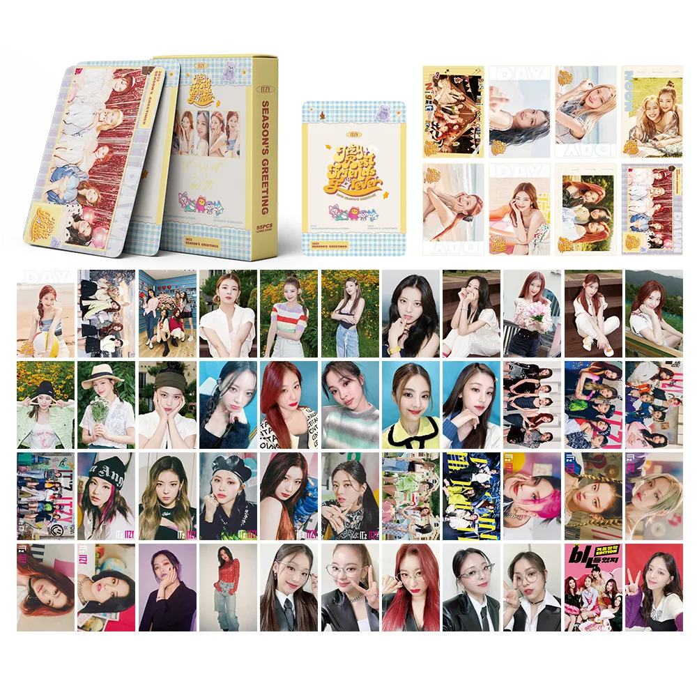 Kpop itzy photo cards 2022 season’s greetings G IDLE new album I Never Die lomo cards
Kpop itzy photo cards 2022 season’s greetings G IDLE new album I Never Die lomo cards