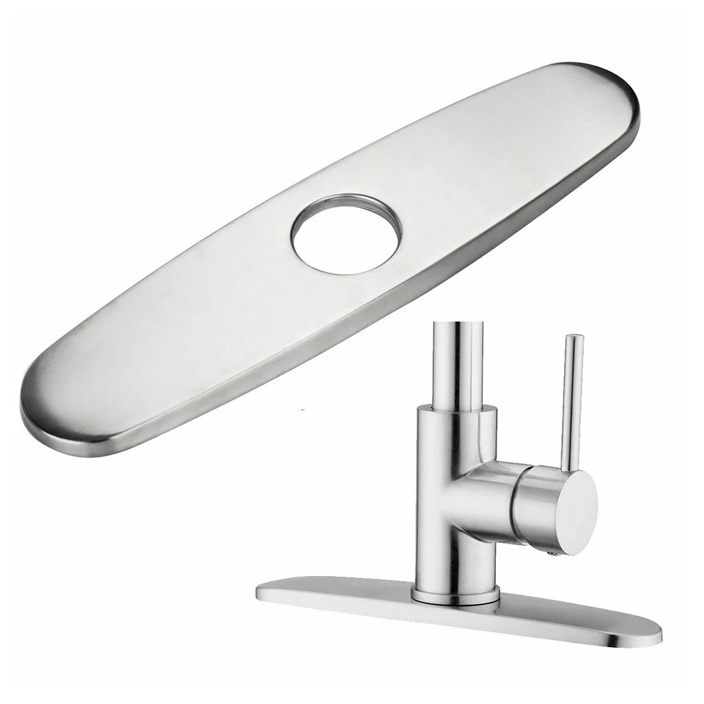 1PC Faucet Cover Plate 8inch Accessories Bathroom Deck Plate Faucet Hole Mixer Plate Durable 25.4*6cm Home Plumbing Fixtures
1PC Faucet Cover Plate 8inch Accessories Bathroom Deck Plate Faucet Hole Mixer Plate Durable 25.4*6cm Home Plumbing Fixtures