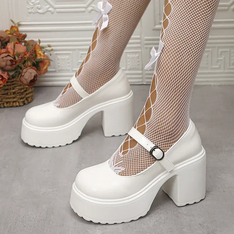 Pink Chunky Platform High Heels Pumps Women 2023 Autumn Ankle Straps Mary Jane Lolita Shoes Woman Plus Size 42 Cute Party Shoes
Pink Chunky Platform High Heels Pumps Women 2023 Autumn Ankle Straps Mary Jane Lolita Shoes Woman Plus Size 42 Cute Party Shoes