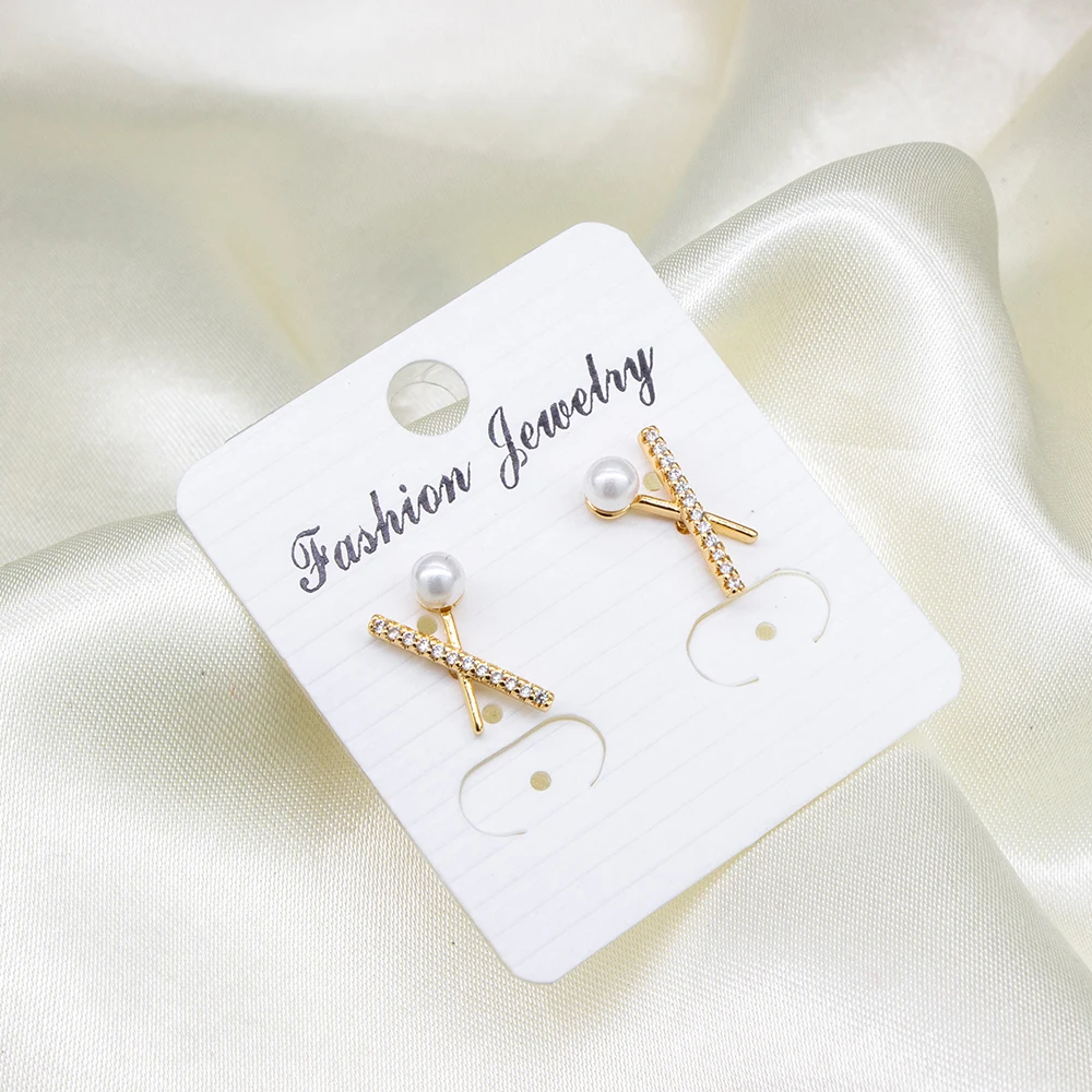 Classic X Shape Pearl Stud Earrings Alloy Pearl Earrings Women's Jewelry Fashion Letters Korean Party Girl Gift
Classic X Shape Pearl Stud Earrings Alloy Pearl Earrings Women's Jewelry Fashion Letters Korean Party Girl Gift