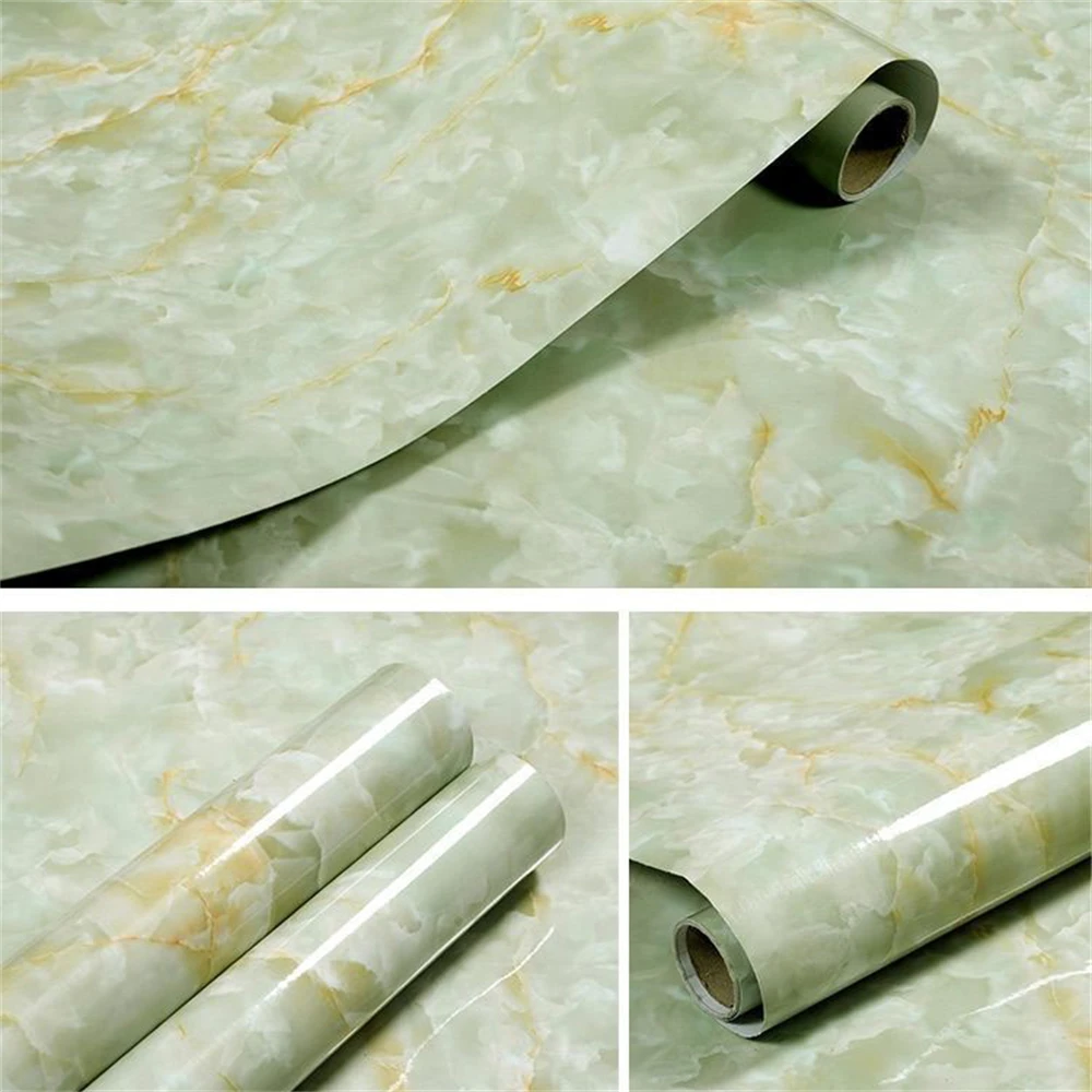 60X500CM Marble Wallpaper Peel And Stick Roll Self Adhesive Wall Stickers Kitchen Decor Living Room Wallpaper Waterproof
60X500CM Marble Wallpaper Peel And Stick Roll Self Adhesive Wall Stickers Kitchen Decor Living Room Wallpaper Waterproof