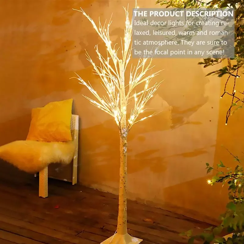 LED Birch Tree Light Luminous Lamps New Year Lights Decorative Lamp Home Decor Artificial Tree Party Decoration Accessories
LED Birch Tree Light Luminous Lamps New Year Lights Decorative Lamp Home Decor Artificial Tree Party Decoration Accessories