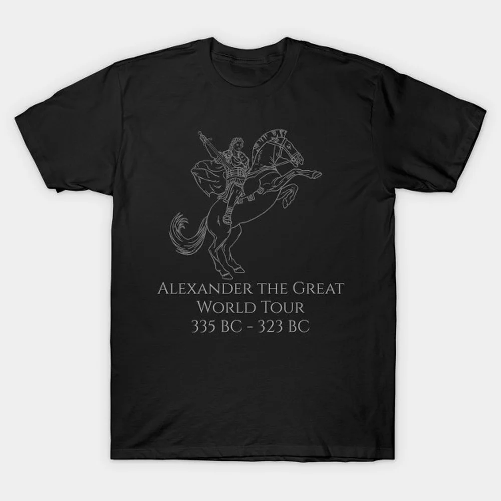 Unique Alexander The Great World Tour T Shirt. High Quality Cotton, Large Sizes, Breathable Top, Loose Casual T-shirt New S-3xl
Unique Alexander The Great World Tour T Shirt. High Quality Cotton, Large Sizes, Breathable Top, Loose Casual T-shirt New S-3xl