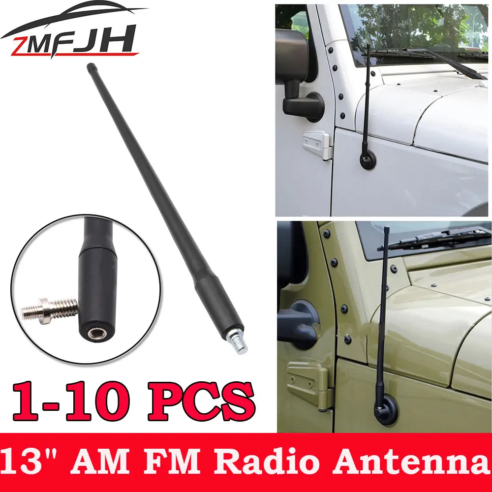A Reflex 13" AM FM Radio Antenna for Jeep Wrangler JK JL 2007 2008 2009 2010 2011 2012 2013 2014 2015 2016 2017 2018 Car Antenna
A Reflex 13" AM FM Radio Antenna for Jeep Wrangler JK JL 2007 2008 2009 2010 2011 2012 2013 2014 2015 2016 2017 2018 Car Antenna