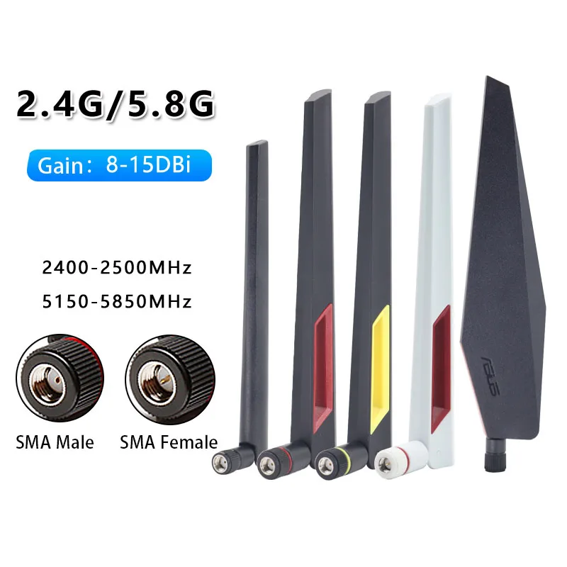 Original ASUS antenna for GT-AC5300 RT-AC88U RT-AC68U RT-AC86U Dual Band Wireless Router 2.4G 5.8G dual frequencay
Original ASUS antenna for GT-AC5300 RT-AC88U RT-AC68U RT-AC86U Dual Band Wireless Router 2.4G 5.8G dual frequencay