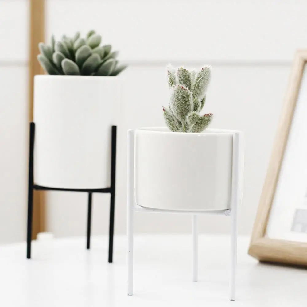 Iron Ceramic Flower Pots Rack Plant Stand Shelf Support for Succulent Plants Flower Vase Home Gardening Table Decoration 
Iron Ceramic Flower Pots Rack Plant Stand Shelf Support for Succulent Plants Flower Vase Home Gardening Table Decoration