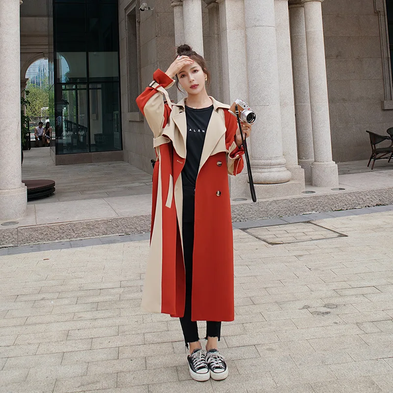 Women Windbreaker Spring Autumn New Long Korean Style Loose Student Hooded Casual Workwear Jacket High-end Ladies Cloak Female
Women Windbreaker Spring Autumn New Long Korean Style Loose Student Hooded Casual Workwear Jacket High-end Ladies Cloak Female