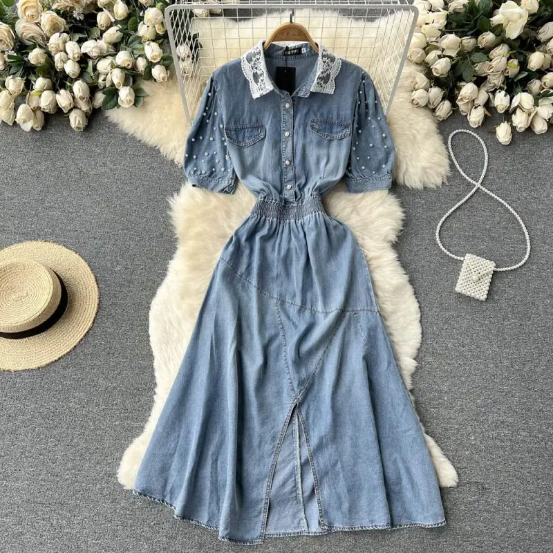 Женское шифоновое однобортное платье Aibeautyer, повседневное облегающее платье трапециевидной формы с воротником-поло, на пуговицах, весна-осе...
Женское шифоновое однобортное платье Aibeautyer, повседневное облегающее платье трапециевидной формы с воротником-поло, на пуговицах, весна-осе...