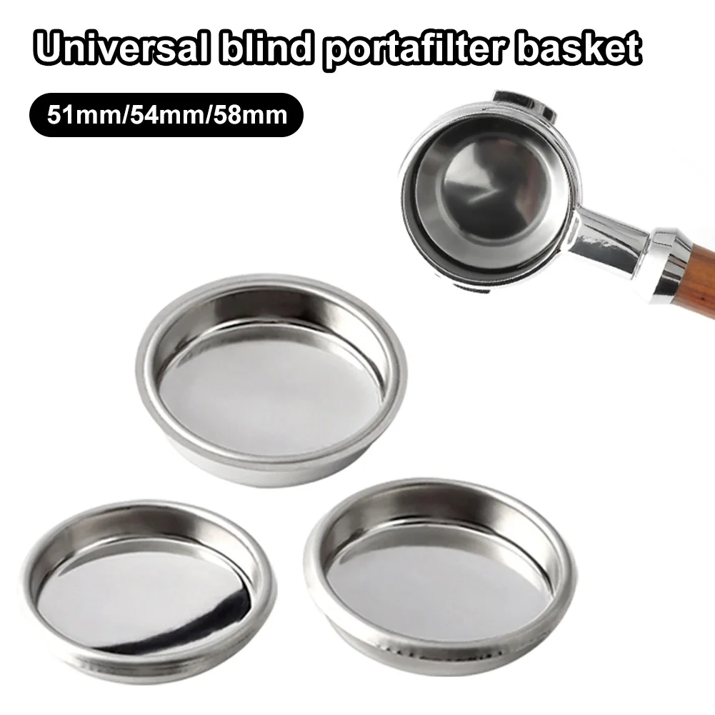 Coffee Machine Cleaning Blind Bowl Home Bar Coffeeware Stainless Steel 51/54/58mm Espresso Machine Cleaning Blind Bowl Backwash
Coffee Machine Cleaning Blind Bowl Home Bar Coffeeware Stainless Steel 51/54/58mm Espresso Machine Cleaning Blind Bowl Backwash