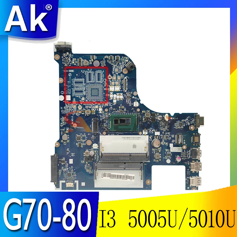 Akemy AILG1 NM-A331 Is Suitable For Lenovo G70-70 G70-80 Z70-80 Laptop Motherboard CPU I3 5005U/5010U DDR3 100% Test Work
Akemy AILG1 NM-A331 Is Suitable For Lenovo G70-70 G70-80 Z70-80 Laptop Motherboard CPU I3 5005U/5010U DDR3 100% Test Work