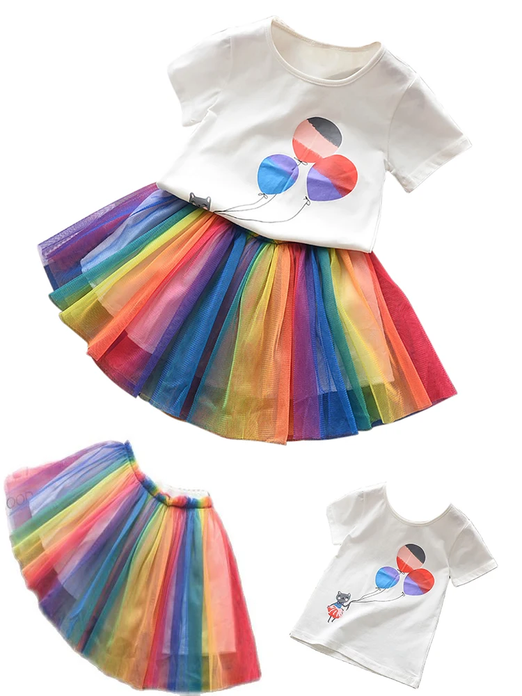 Casual Children Clothes For 1 2 3 4 5 6 7 8 Years Girls Layered Tutu Skirt Dress + Top Shirt Costume Kids Summer Elegant Vestido
Casual Children Clothes For 1 2 3 4 5 6 7 8 Years Girls Layered Tutu Skirt Dress + Top Shirt Costume Kids Summer Elegant Vestido