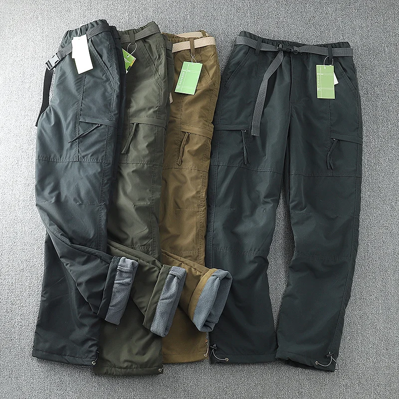 Germany Windproof Waterproof Plush Soft Shell Pants Outdoor Men's Straight Multi Bag Overalls Camping Hunting Equipment Trousers
Germany Windproof Waterproof Plush Soft Shell Pants Outdoor Men's Straight Multi Bag Overalls Camping Hunting Equipment Trousers