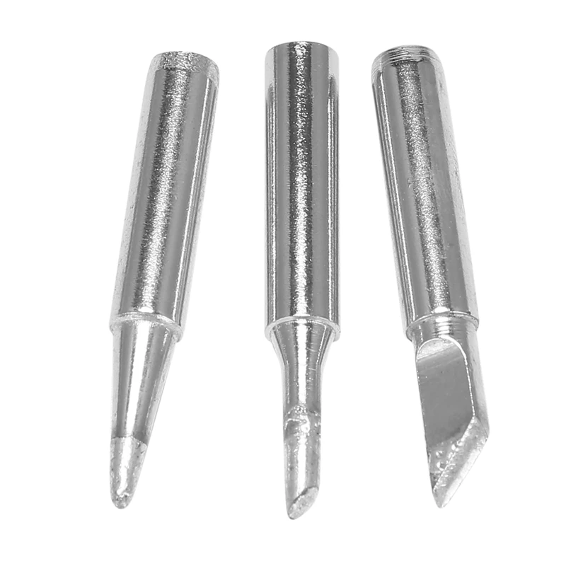 3Pcs Horseshoe Type, Common Tip Type, Knife Type Dry Burning Prevention Soldering Iron Tips For 936 Soldering Station
3Pcs Horseshoe Type, Common Tip Type, Knife Type Dry Burning Prevention Soldering Iron Tips For 936 Soldering Station