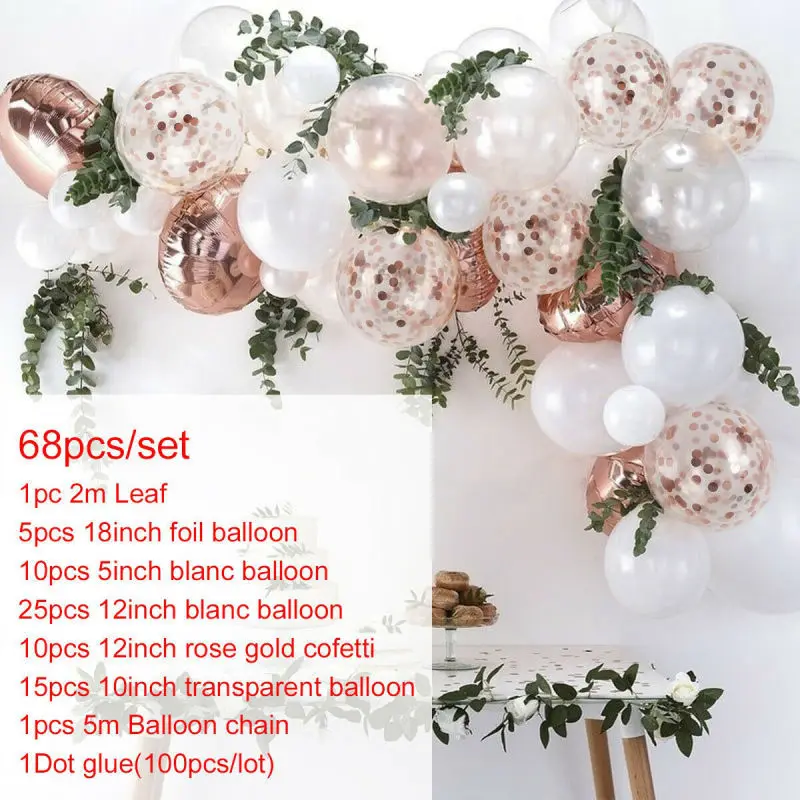 White 12 Inch Balloon Arch Bridge Rose Gold Sequin Balloon Boy Adult Birthday Party Party Decoration
White 12 Inch Balloon Arch Bridge Rose Gold Sequin Balloon Boy Adult Birthday Party Party Decoration